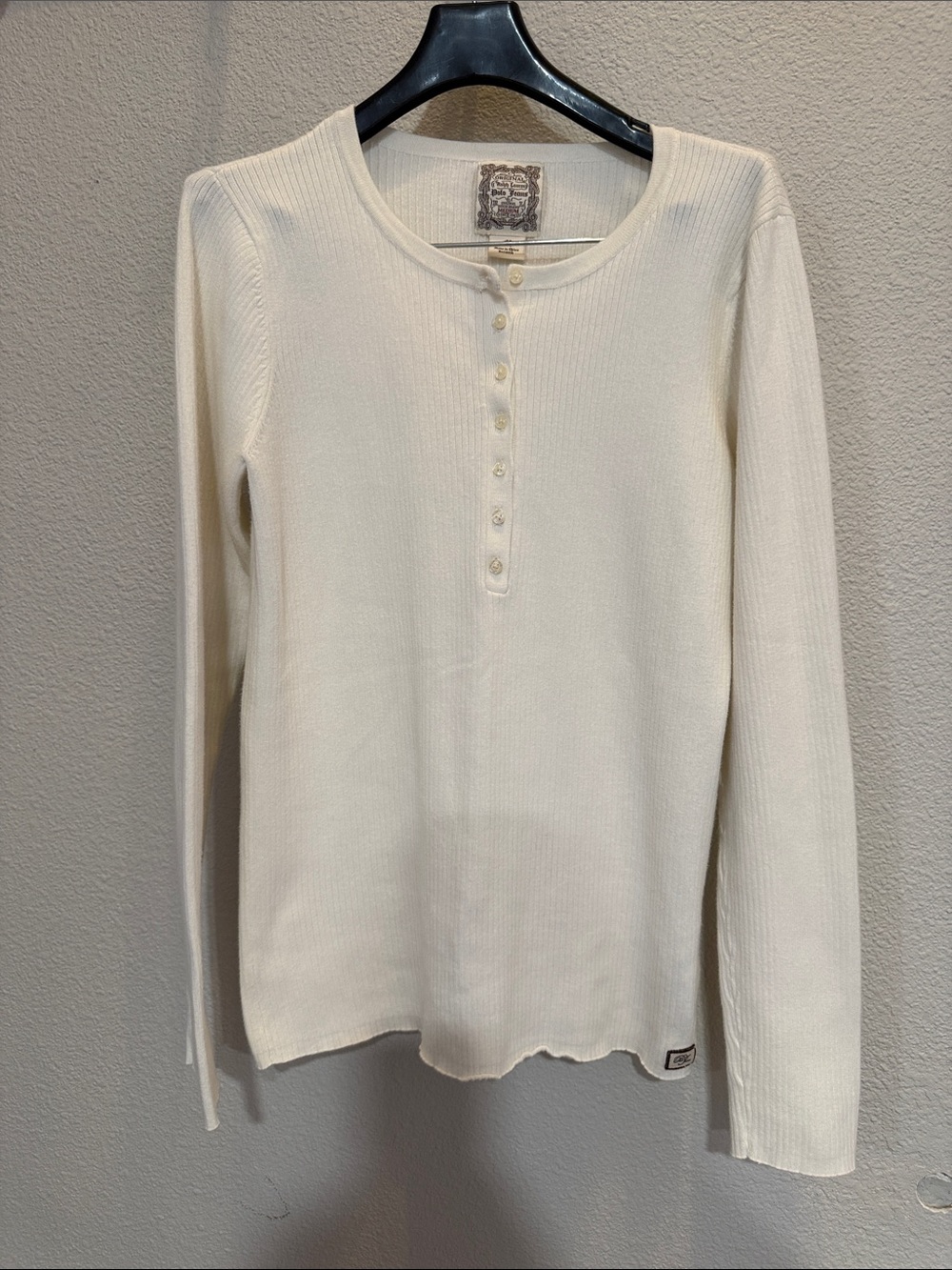 Vintage Ralph Lauren Polo Jeans long sleeve cream sweater medium m